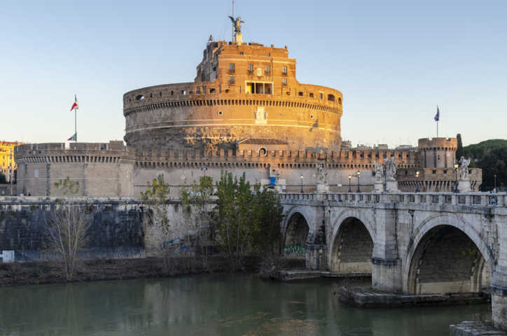 190 - Italia - Roma - castillo y puente de Sant'Angelo